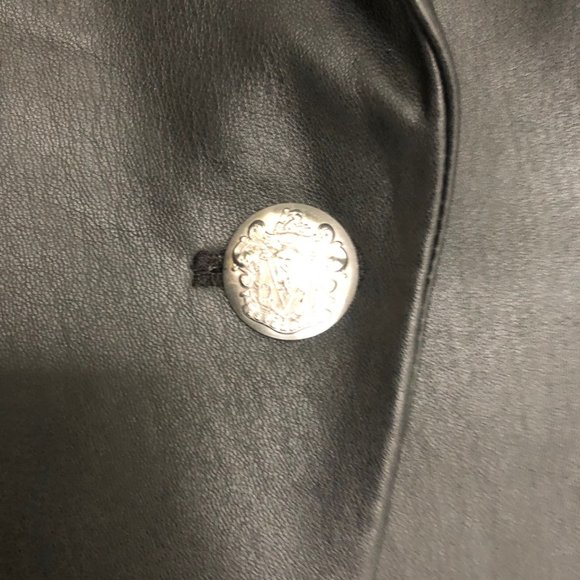 Fabulous Veronica Beard Faux Leather Hollis 3/4 Sleeve Jacket - Picture 5 of 7